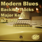 Modern Blues Backing Tracks Major Keys 80 BPM