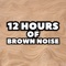 12 Hours of Brown Noise: Granular - 12 Hours of Brown Noise lyrics