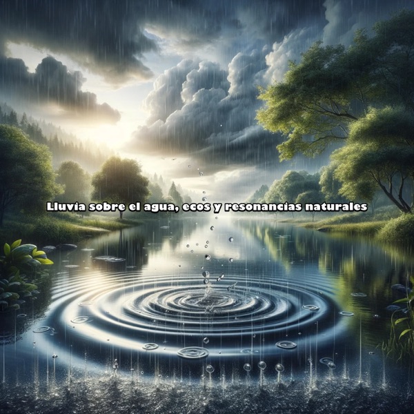 Lluvia sobre el agua, ecos y resonancias naturales