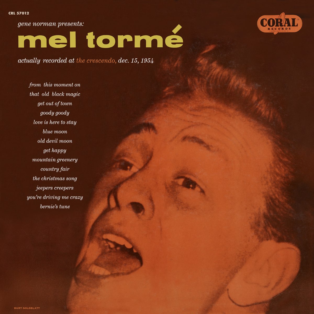Mel Torme Monsters Lead Such Interesting Lives Gene Norman Presents Mel Tormé At The Crescendo (Live)》- 梅尔 · 托尔梅的专辑