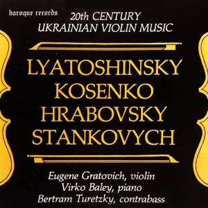 20th Century Ukrainian Violin Music