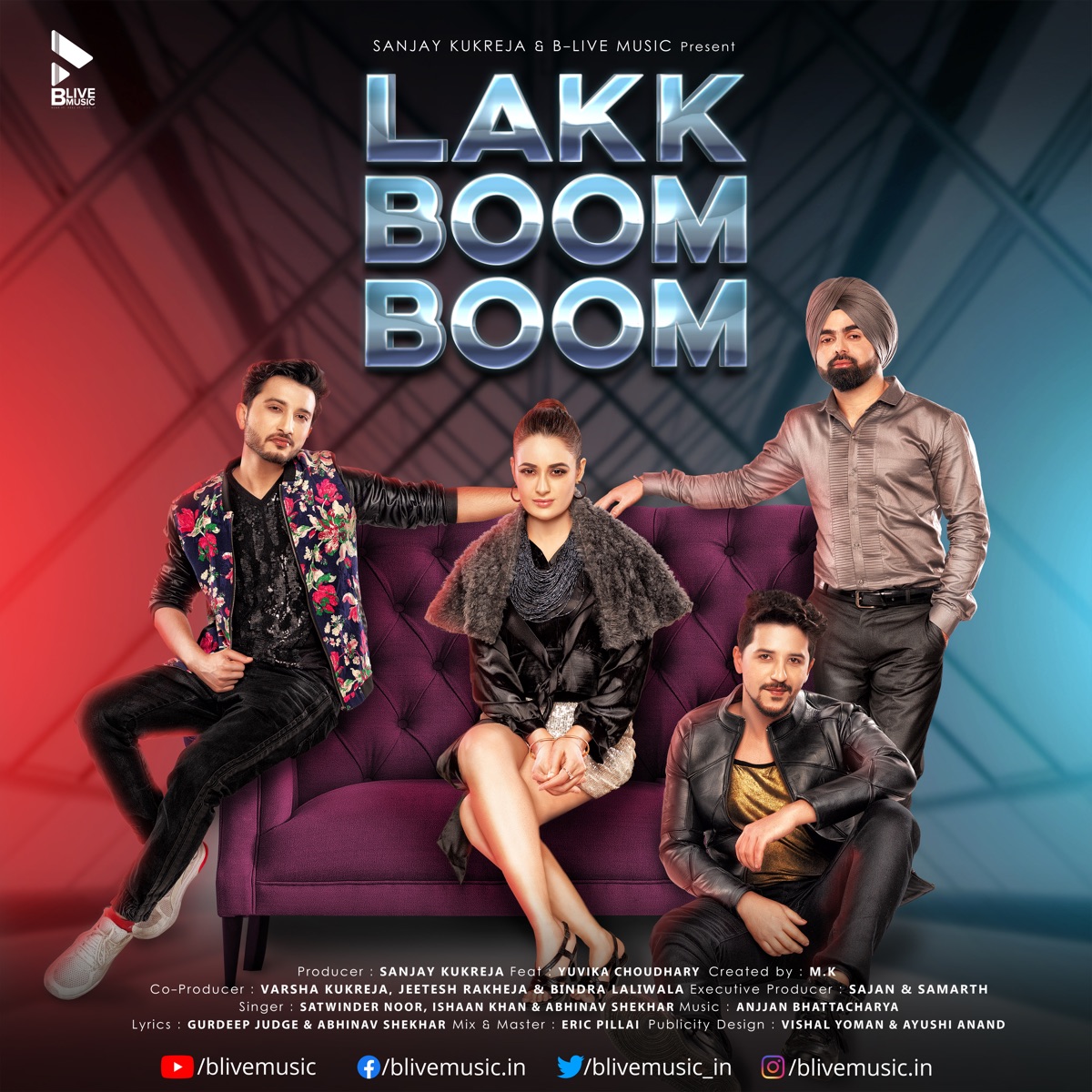 Lakk Boom Boom (feat. Yuvika Chaudhary) - Single - Album by Ishaan Khan,  Abhinav Shekhar & Satwinder Noor - Apple Music