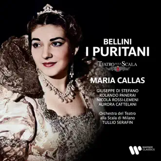 I Puritani, Act I: Ferma. Invan rapir pretendi (Riccardo, Arturo, Enrichetta, Coro) by Rolando Panerai, Coro del Teatro alla Scala di Milano, Tullio Serafin, Orchestra del Teatro alla Scala di Milano, Aurora Cattelani & Giuseppe di Stefano song reviws