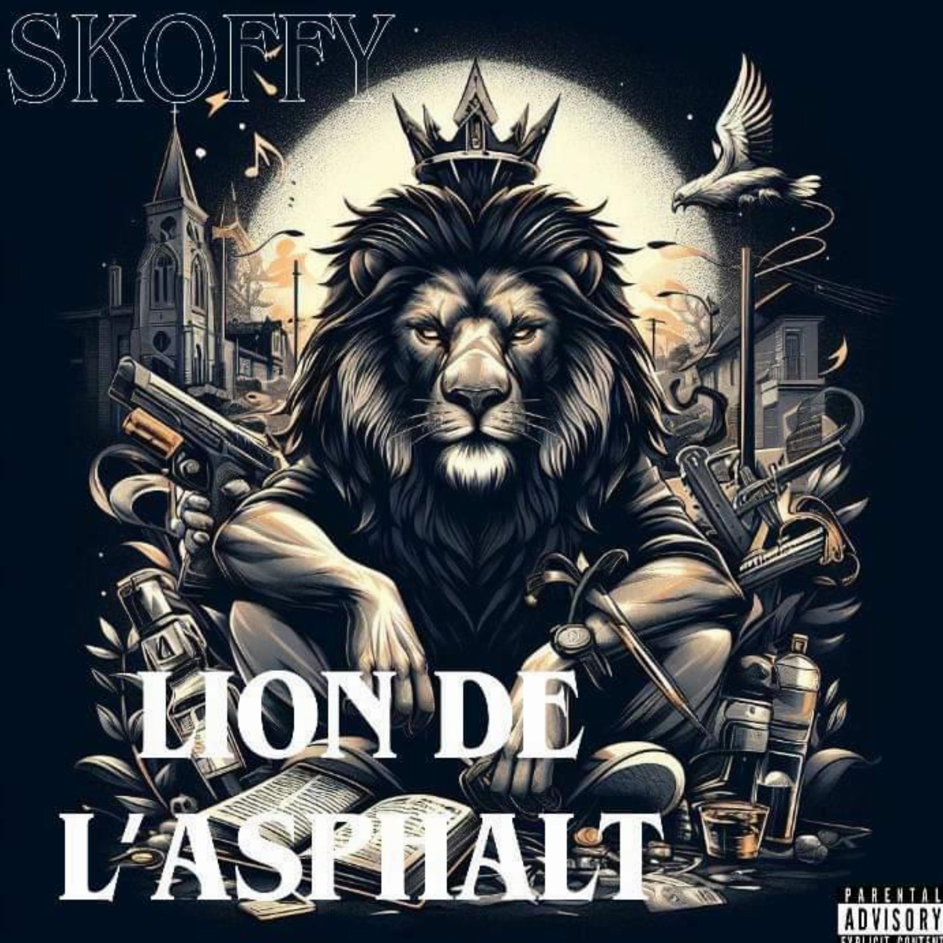 Lion de l'asphalt