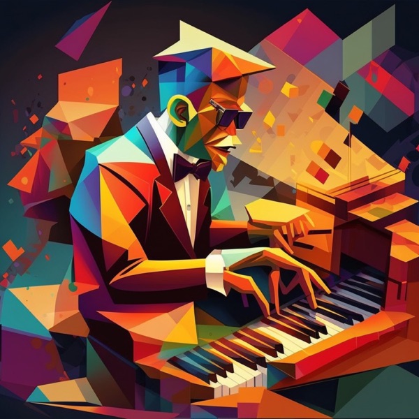 Rhythmic Cafe Piano in Jazz Coffee Shop