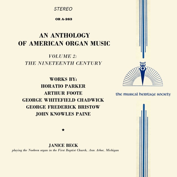 An Anthology of American Organ Music: Vol. 2 - The Nineteenth Century