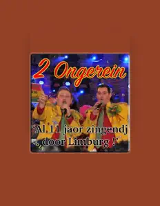 2 Ongerein dinle, müzik videolarını izle, biyografisini oku, tur tarihlerini ve daha fazlasını gör!