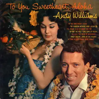 ladda ner album Andy Williams - To You Sweetheart Aloha