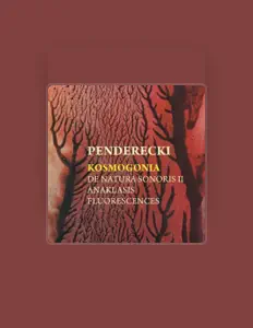 Penderecki: песни, клипы, биография, даты выступлений и многое другое.