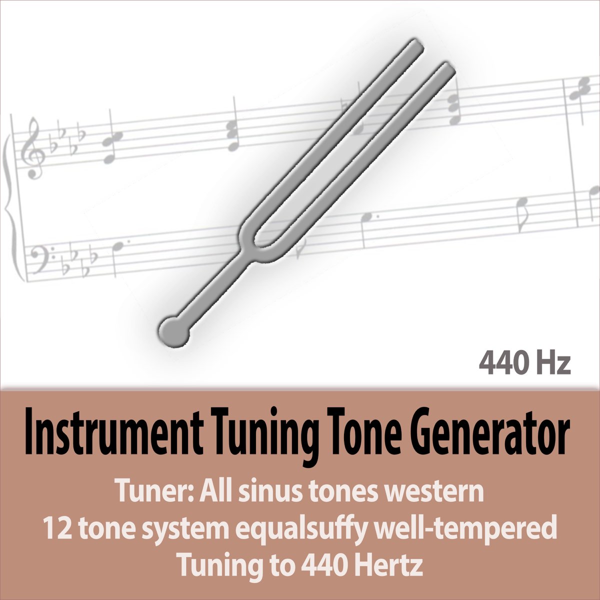 Instrument Tuning Tone Generator - Tuner: All sinus tones 12 tone system equalsuffy well-tempered - to 440 Todster en Apple Music