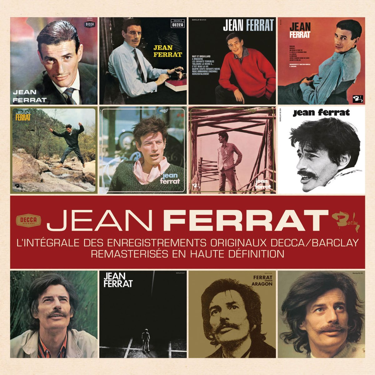 L'intégrale des enregistrements originaux (Decca & Barclay) [Remasterisés]  – Album par Jean Ferrat – Apple Music