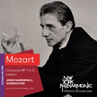 Mozart: Concerto No. 7 in F, Lodron (Recorded 1939) - Single - Josef Lhevinne, Rosina Lhevinne, New York Philharmonic & Sir John Barbirolli
