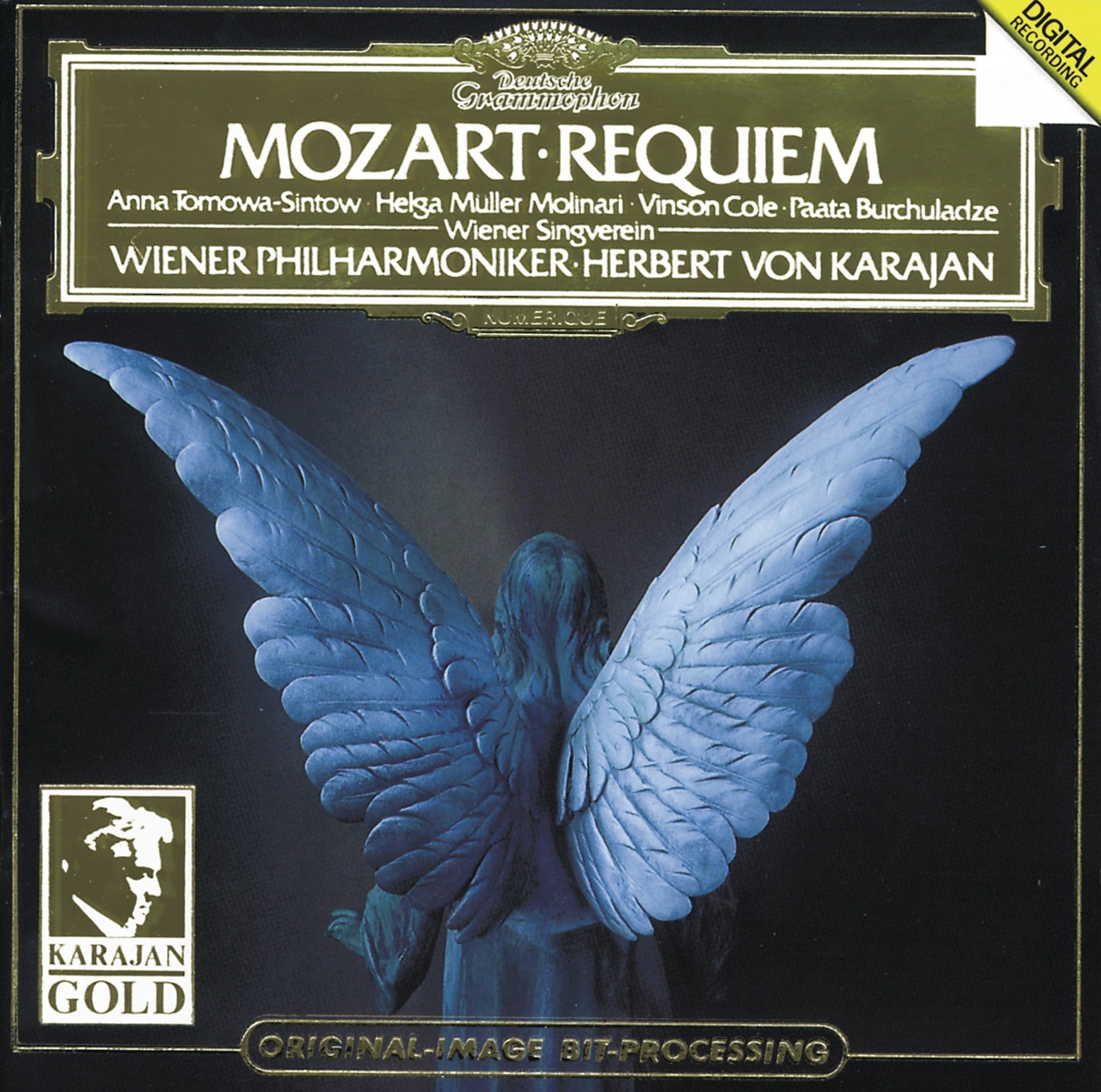 Mozart: Requiem by Wolfgang Amadeus Mozart, Herbert von Karajan, Anna Tomowa-Sintow, Helga Muller-Molinari, Vinson Cole, Paata Burchuladze, Wiener Singverein, Wiener Philharmoniker
