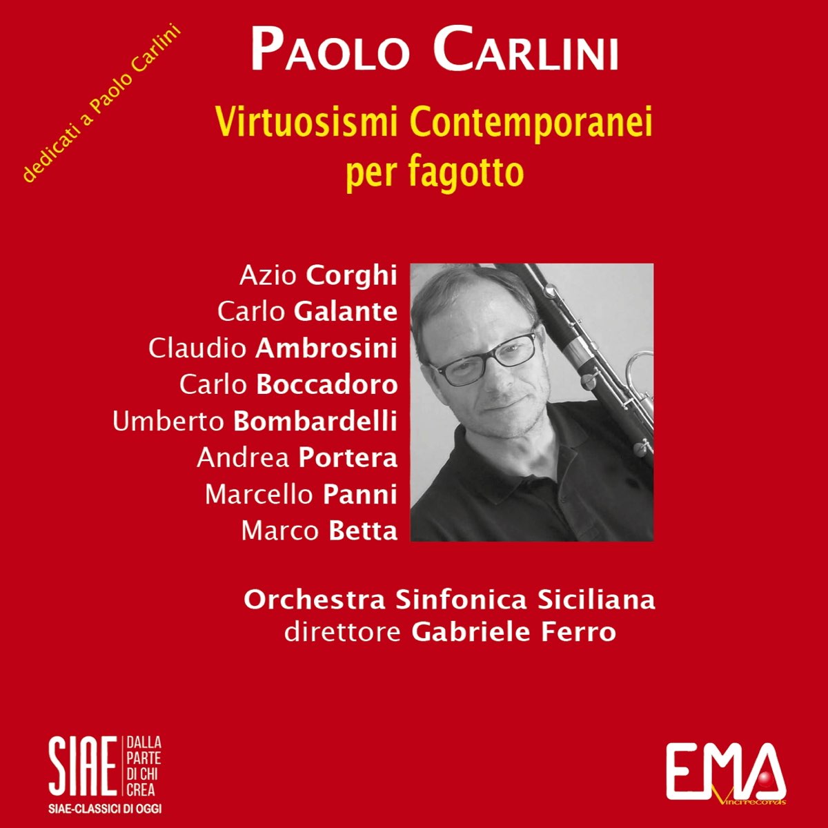 Paolo Carlini: Virtuosismi contemporanei per fagotto by Paolo Carlini,  Orchestra Sinfonica Siciliana & Gabriele Ferro on Apple Music