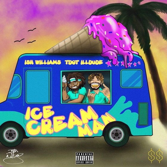 Cover artwork for Ice Cream Man (feat. Tdot Illdude)