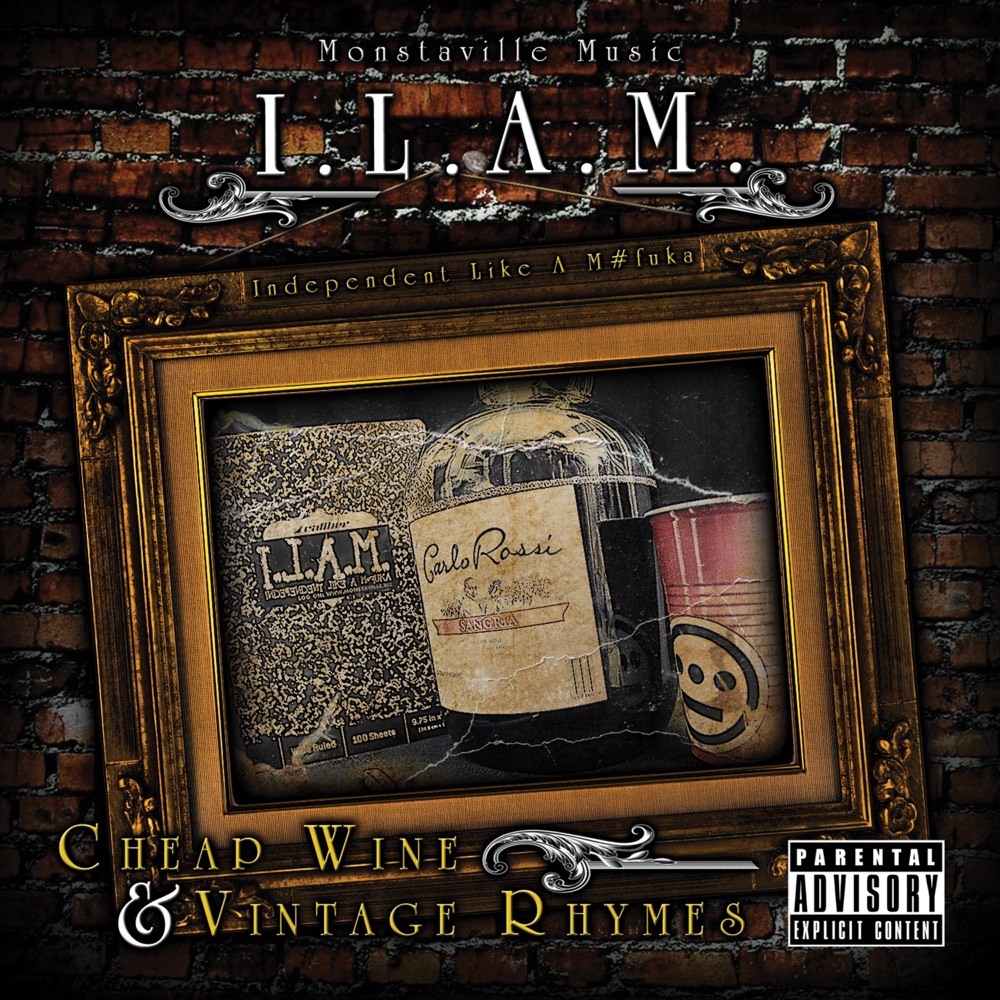 Обложка альбома «Cheap Wine & Vintage Rhymes» — I.L.A.M., Playa Rae & Trey C