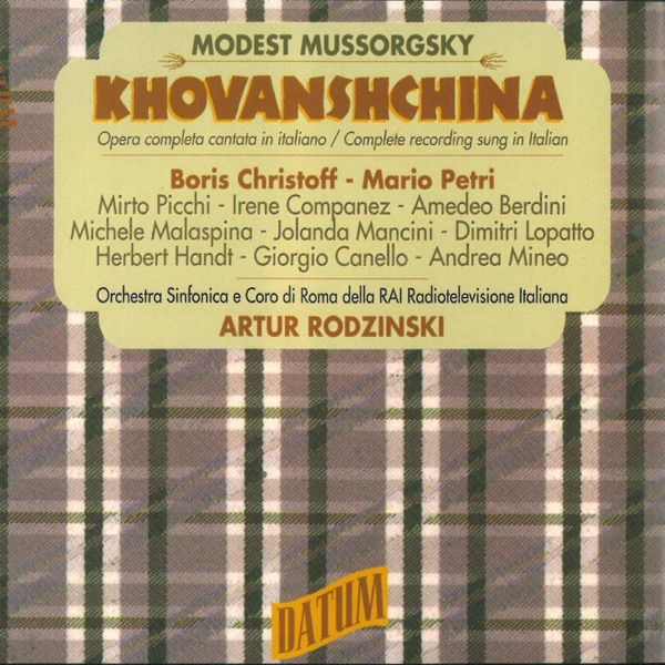 Mussorgsky: Khovanshchina (Sung in Italian) (Live)