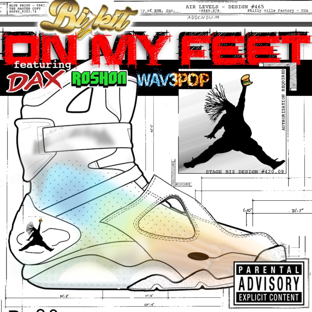 Обложка альбома «On My Feet (feat. Dax, Roshon & Wav3pop) - Single» — Bizkit