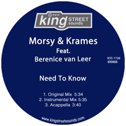 Morsy & Amber Skyes - Need To Know (feat. Berenice van Leer)
