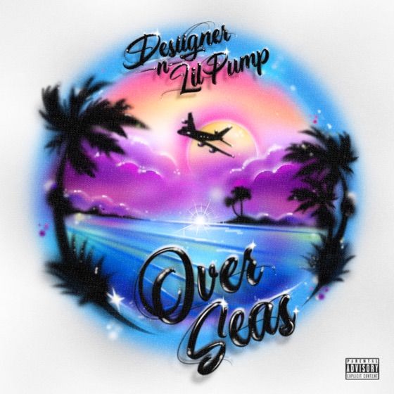 Cover artwork for Overseas (feat. Lil Pump)