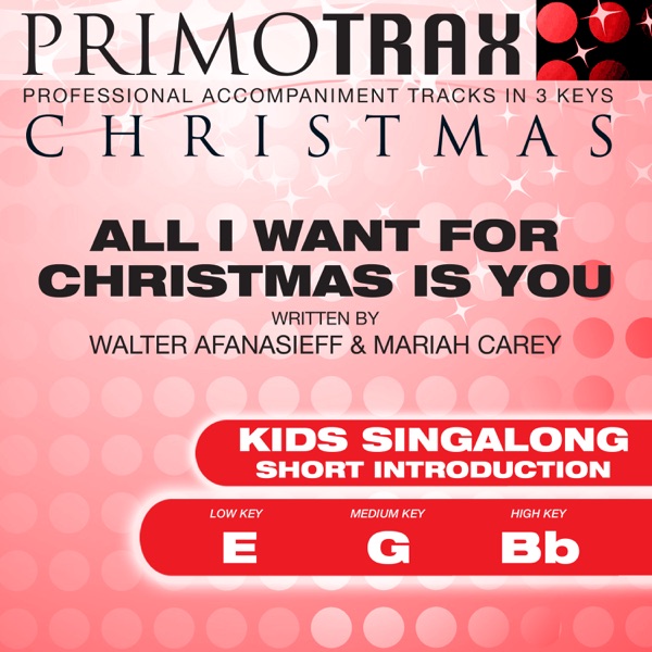 All I Want for Christmas is You (Short Intro) [Kids Christmas Primotrax] [Performance Tracks] - EP