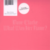 Dave Clarke - What Was Her Name - EP portada