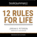 FlashBooks Book Summaries - Summary of 12 Rules for Life by Jordan B. Peterson: An Antidote to Chaos (Unabridged)