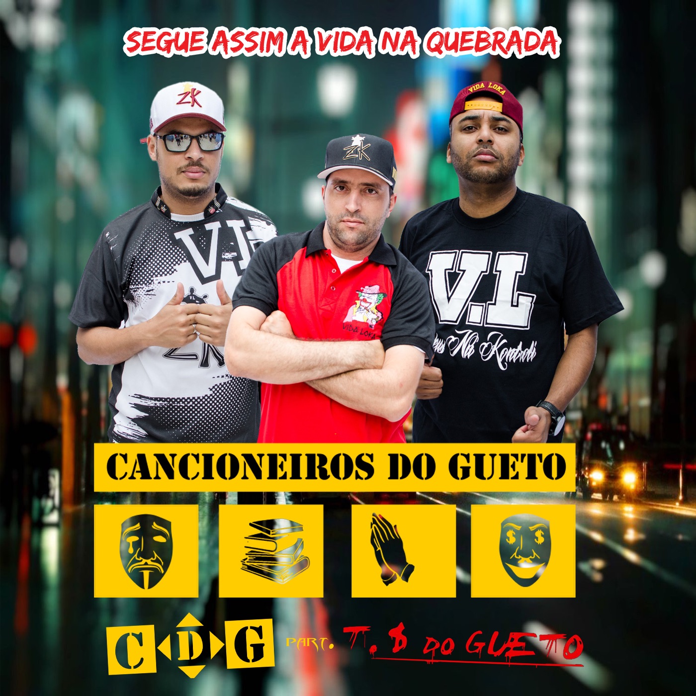 Segue Assim a Vida na Quebrada (feat. Kaskão & Zekinha) - Single by Cancioneiros do Gueto album cover