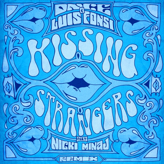 Cover artwork for Kissing Strangers (Remix) [feat. Nicki Minaj]
