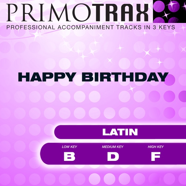 Happy Birthday (Latin) - Pop Primotrax - Performance Tracks - EP
