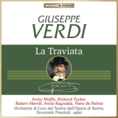 Cover art for Giuseppe Verdi: La Traviata (Complete Recording) by Fernando Previtali, Orchestra of the Rome Opera House & Coro del Teatro dell'Opera di Roma