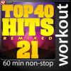 Top 40 Hits Remixed, Vol. 21 (60 Minute Non-Stop Workout Mix) [128 BPM] - Power Music Workout