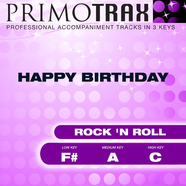 Happy Birthday (Rock n' Roll) - Pop Primotrax - Performance Tracks - EP