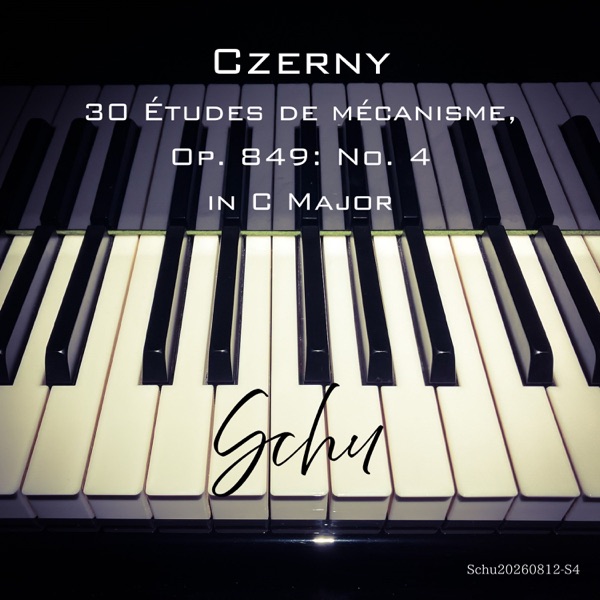 Czerny: 30 Études de mécanisme, Op. 849: No. 4 in C Major