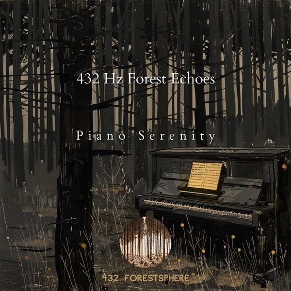 432 Hz Forest Echoes: Piano Serenity