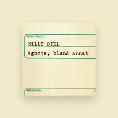 Listen to Billy Opel, watch music videos, read bio, see tour dates & more!