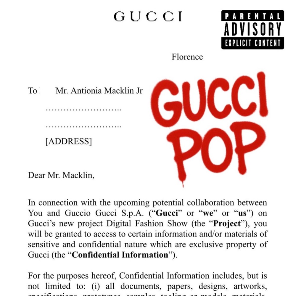 Обложка альбома «Gucci Pop - Single» — Antionia