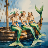 Song of the Mermaids song art