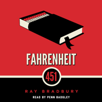 Fahrenheit 451 (Unabridged) - Ray Bradbury Cover Art
