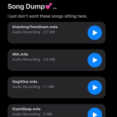 Song Dump