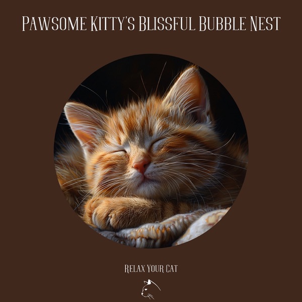 Pawsome Kitty's Blissful Bubble Nest