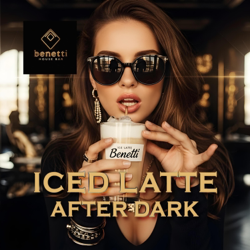 Iced Latte After Dark | Night Drive Deep House Mix 2026 | Night House for Late Night Sessions - Benetti House Bar Cover Art
