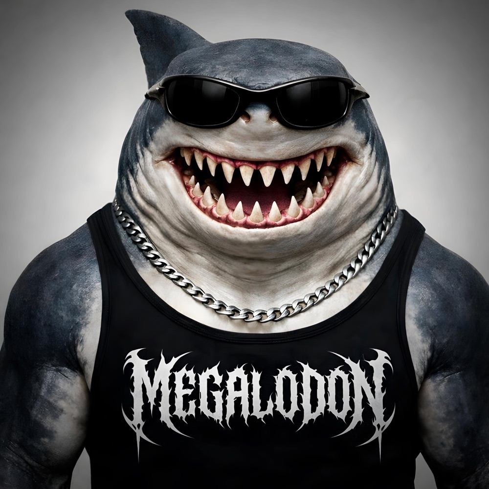 Обложка альбома «MEGALODÓN - Single» — IMHAPPY & Chelico