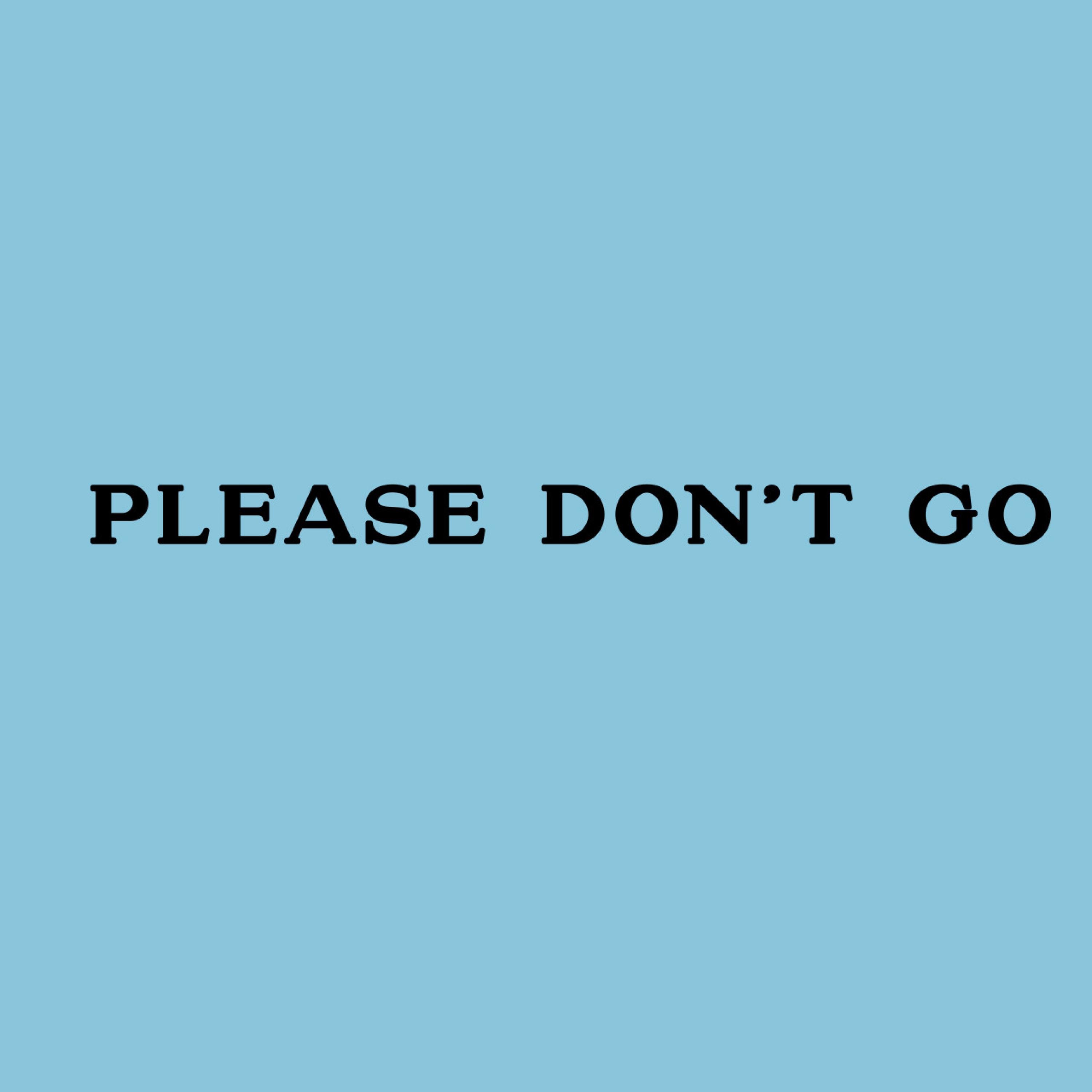 Please Dont Go - Single