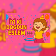 Doğum Günün Kutlu Olsun Eslem - Neşeli Doğum Günü Şarkısı - Kişiye Özel Şarkılar