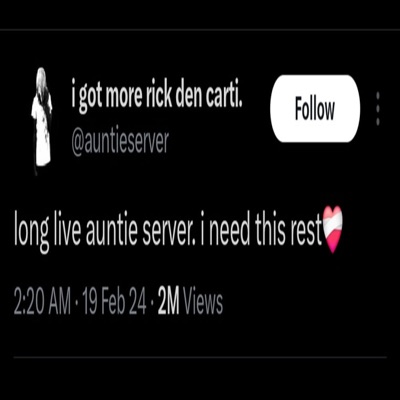 Fuck Auntie Server - Single