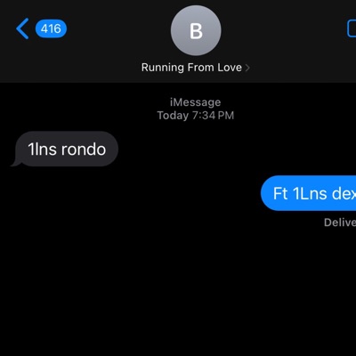 Running from love (feat. 1lns dex) - Single