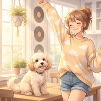 A Good Day Humming - Mimi Chill Music Cover Art