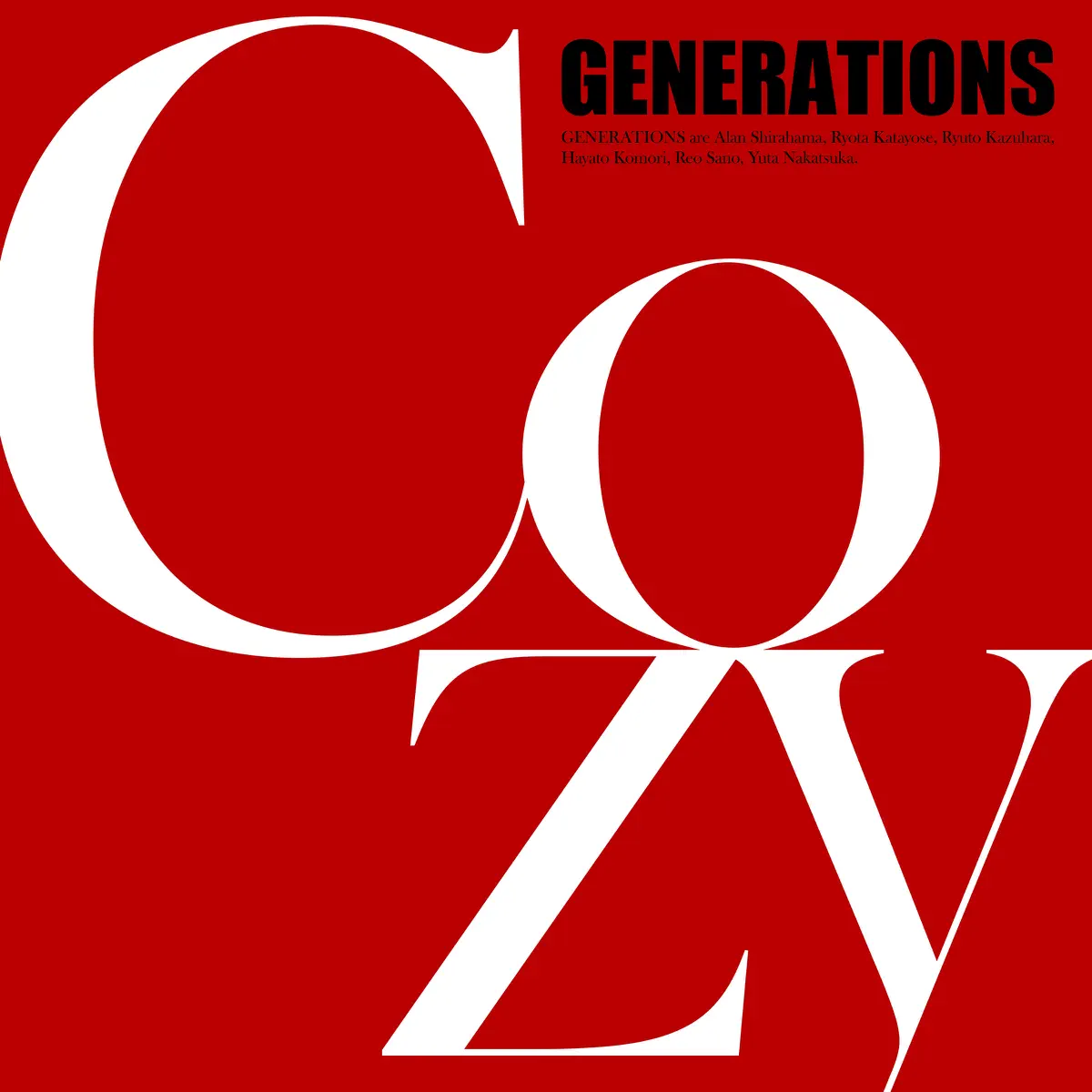 GENERATIONS from EXILE TRIBE - Cozy - Single (2025) [iTunes Plus AAC M4A]-新房子