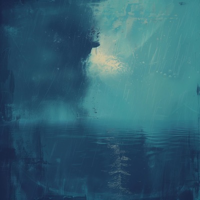 Rainy City Streets at Night - Single